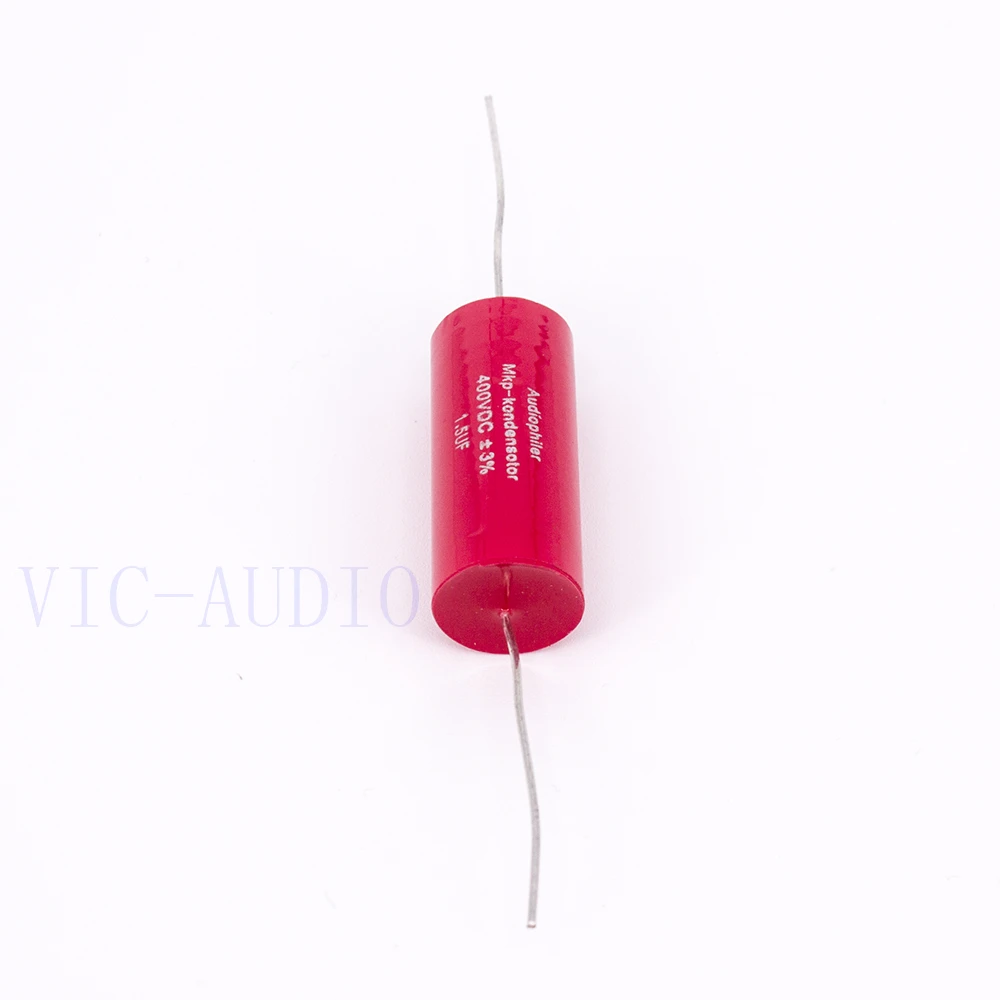 Конденсатор Audiophiler Mkp конденсатор с алюминиевой крышкой 1 5 мкФ 400VDC 3% HI FI Лихорадка