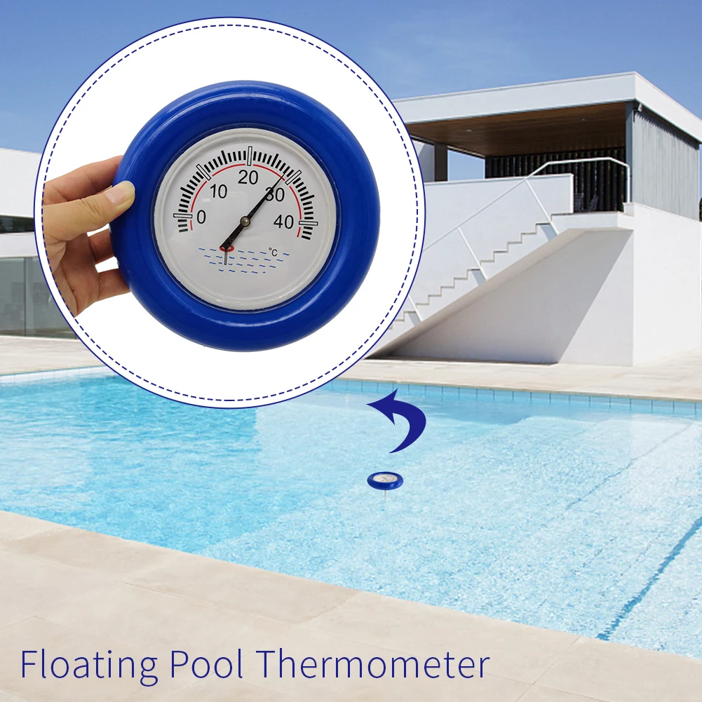 

Celsius Display Indoor Outdoor Bathing Easy Read Spa Water Temperature Tester Floating Pool Thermometer Hot Tub Plastic Swimming