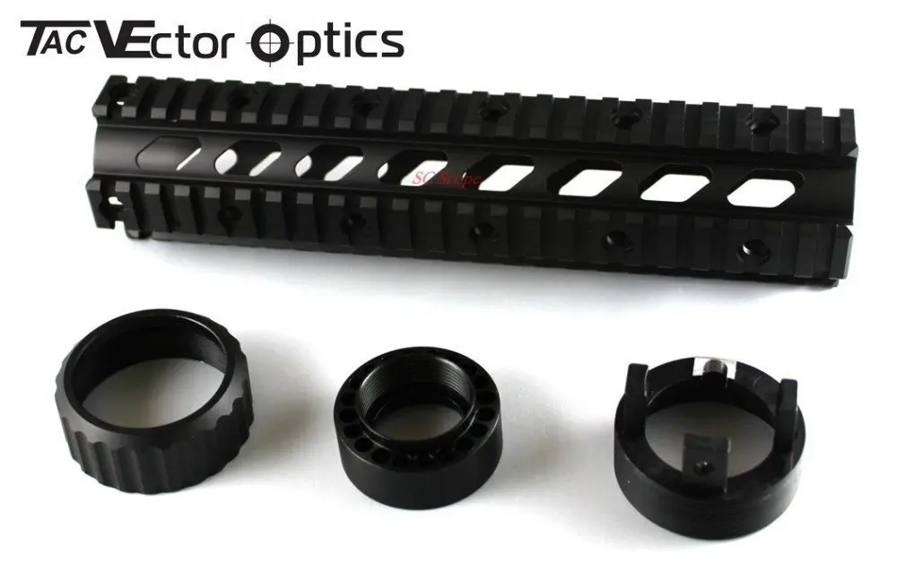 Векторная оптика RAS Handguard Free Float 10 дюймов Пикатинни Quad Пикатинни система крепления среднего размера M. 223 Rem 5,56