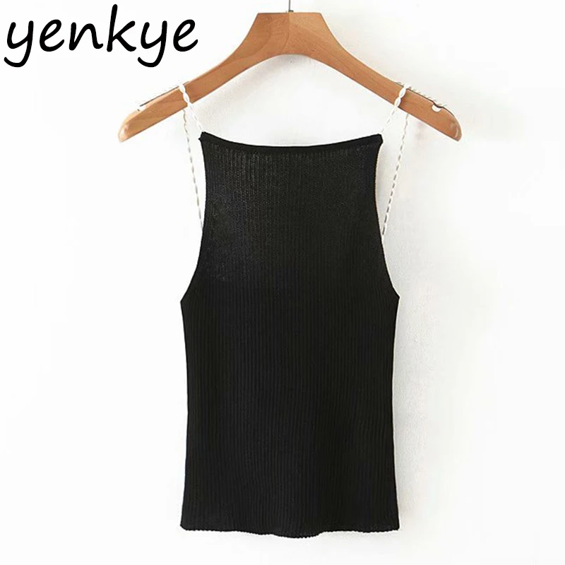 Женский винтажный однотонный топ на бретельках пикантный укороченный без