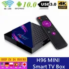 ТВ-приставка H96 MINI Smart TV Box Android 10 RK3228A 8 Гб 16 Гб 4K Smart TV Box Android 10,0, медиаплеер, Google Voice, пульт дистанционного управления