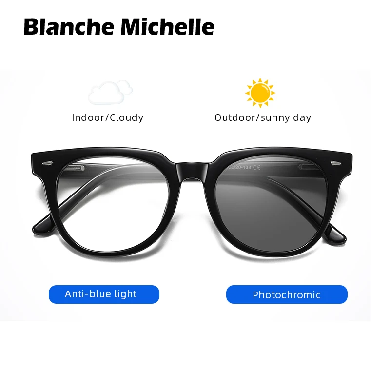 

Photochromic Lenses Blue Light Blocking Glasses Men Women Computer Glasses TR90 Frame Eyeglasses UV400 Oculos 2020 Oчки With Box