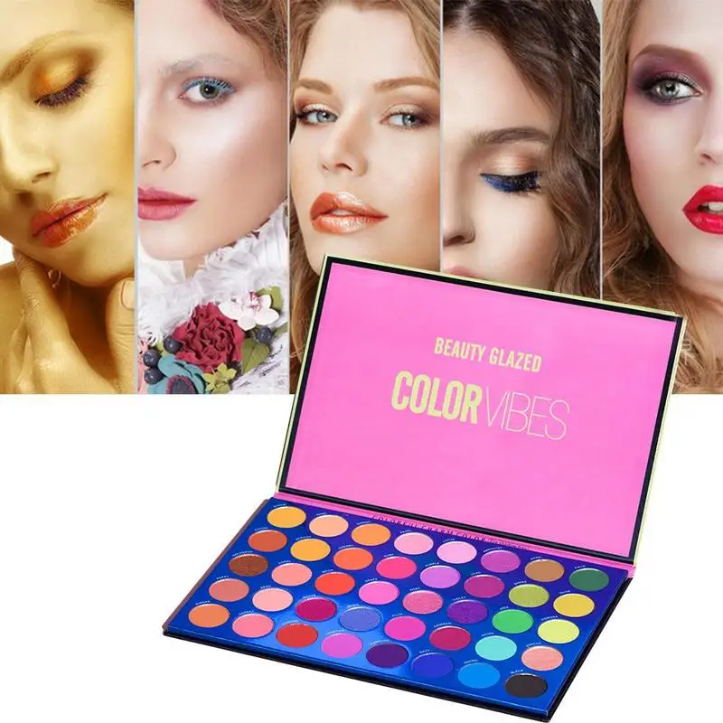 

40 Color Pearlescent Matte Eyeshadow Palette Glitter Beauty Long Sombra Pallete Cosmetics Lasting Makeup Eye Eyes Shadow oj C5T5