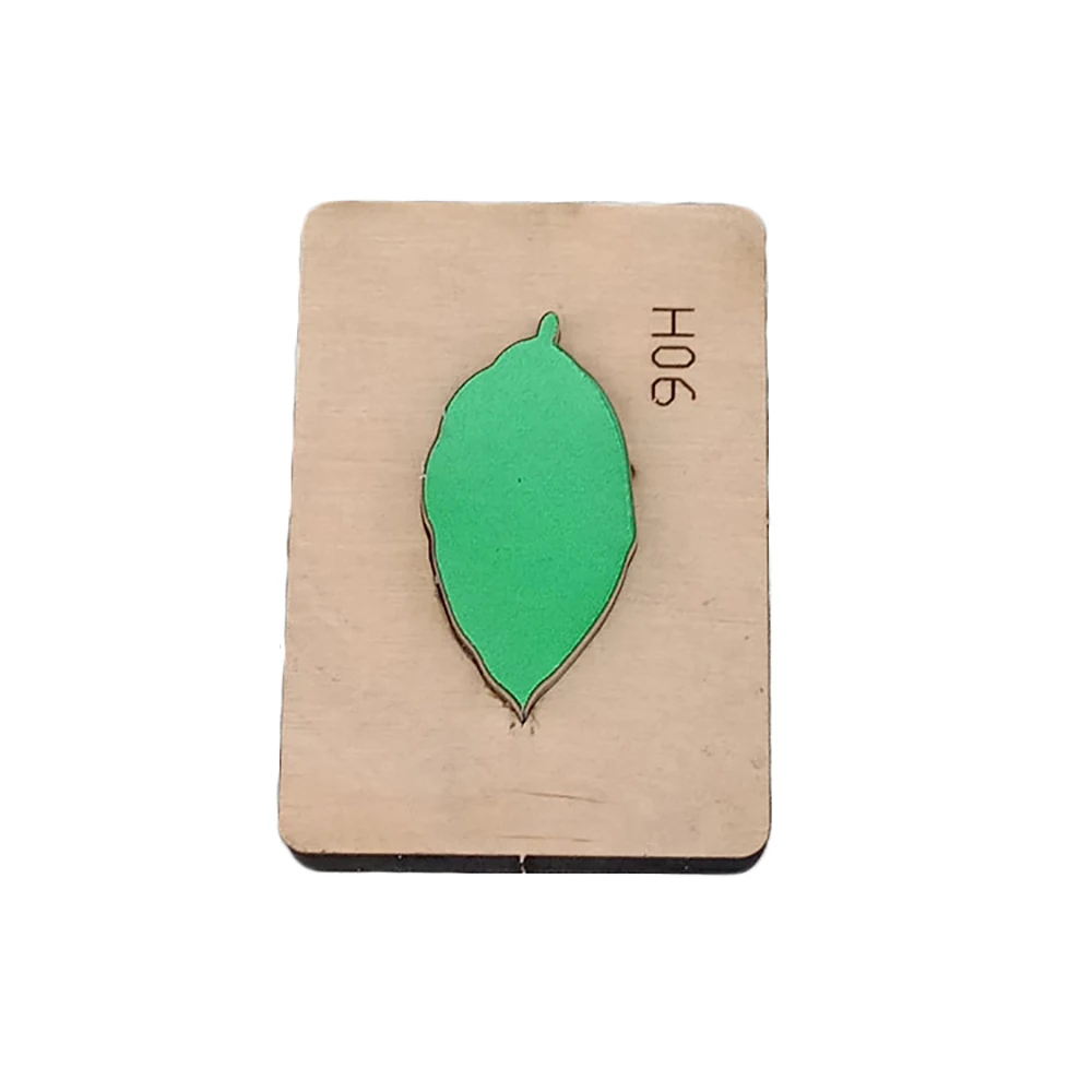 С рисунком цветов и листьев в форме деревянная форма умирает вырезать трафарет