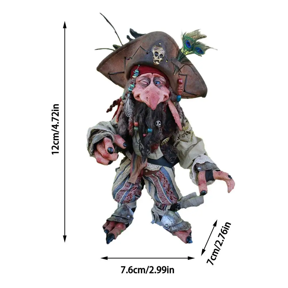 

Horrifying Elf Statue Halloween Garden Decoration Lawn Ornament Ground Tree Elf Resin Crafts Decoration for Holiday Supplies