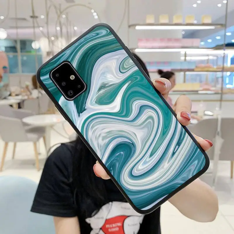 

Gold Foil Marble Phone Case For Samsung S5 S6 S7 S8 S9 S10 S20 S21 Edge Plus E Fe Lite Fundas Cover