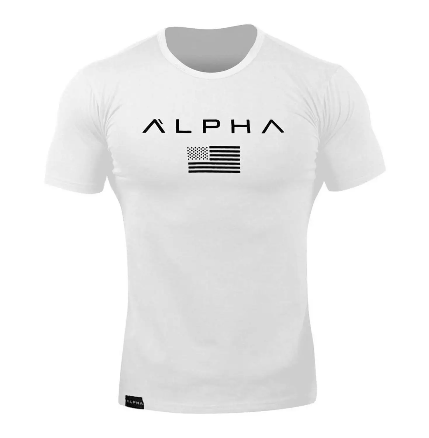 

Summer men's sports muscle fitness new workout clothes men's sports T-shirts running training quick-drying short sleeves