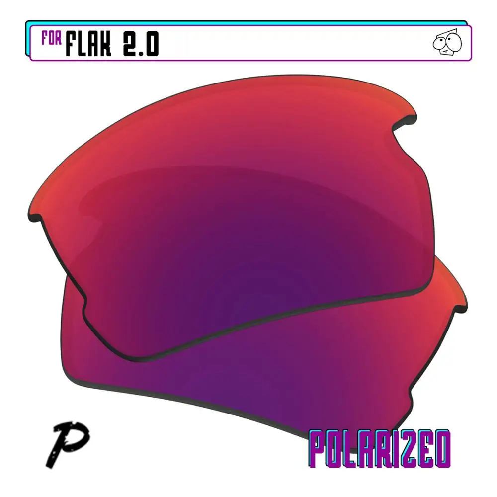 

Ezrelease поляризованные Сменные линзы для солнцезащитных очков-Oakley Flak 2,0-Midnight P