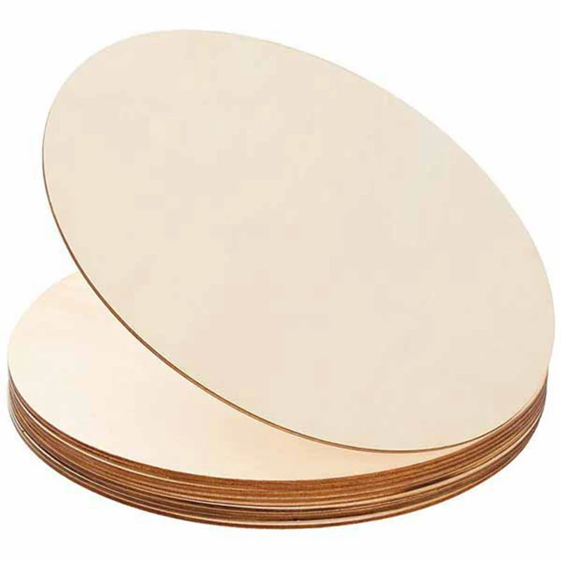 

10PCS Natural Wood Pieces Slice Round Unfinished Wooden Discs for Crafts Centerpieces DIY Christmas Ornaments