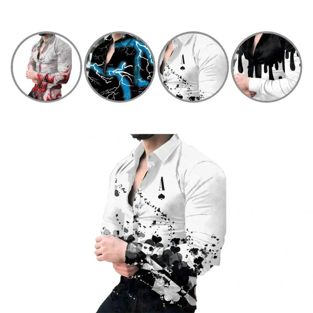 

Soft Trendy Casual Autumn Top Skin-friendly Spring Shirt Buttons for Clubs