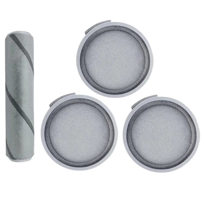 

HOT！-Roller Brush Hepa Filters Replacement for Xiaomi MIJIA SCWXCQ01RR H6 Vacuum Cleaner Parts