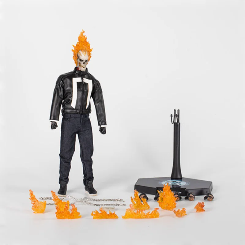 34 см вариационсветильник HC 1/6 Ghost Rider Привидение Райдер ПВХ фигурка фракции