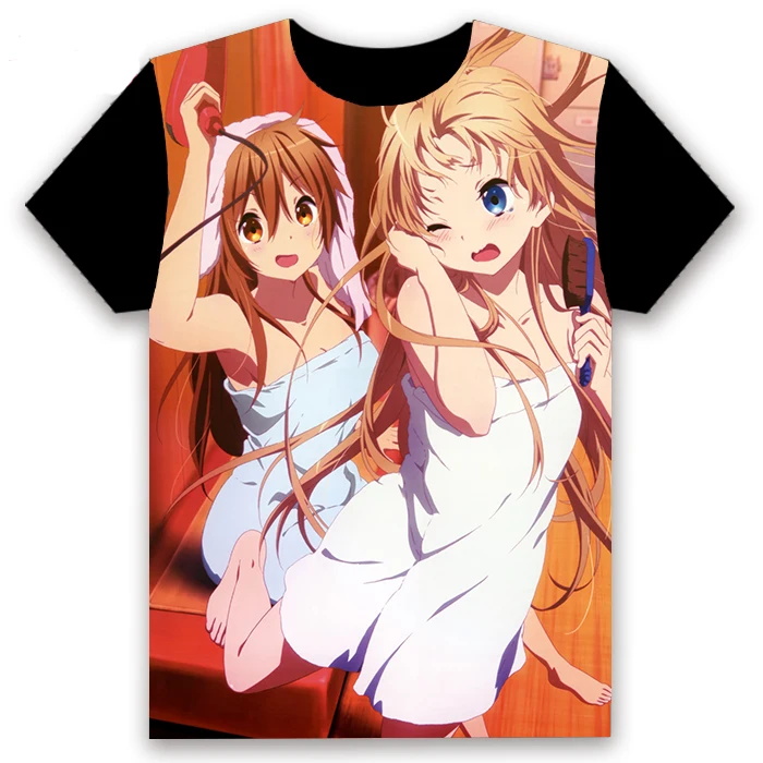 Аниме футболка Chuunibyou Demo Koi ga Shitai! Таканаши Рикка косплей короткий рукав унисекс