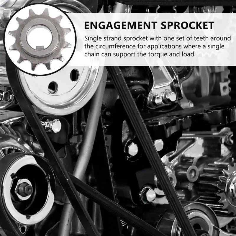 

1pc Practical Stable Multipurpose Portable Finished Bore Sprocket Steel Sprocket Gear