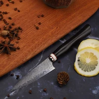 new style damascus vg10 steel blade ebony handle for cutting meat slices carving fruit collection outdoor edc utility knife
