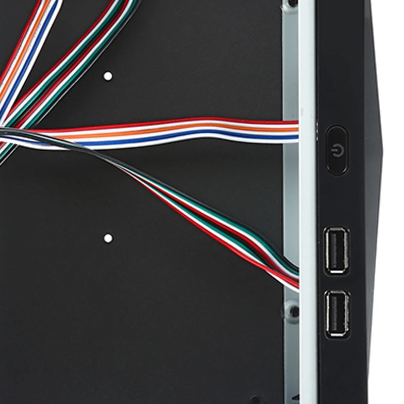 

HOT-Mini Itx, HTPC Computer Case 2.0, USB Desktop Case, Practical Power Horizontal for Home Office