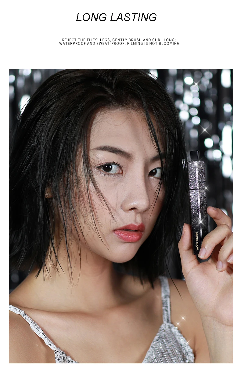 

New Extension Length Long Curling Eyelash Makeup Black Mascara Eye Lashes Make Up Liner For Eyes Makeup Cosmetic Mascara