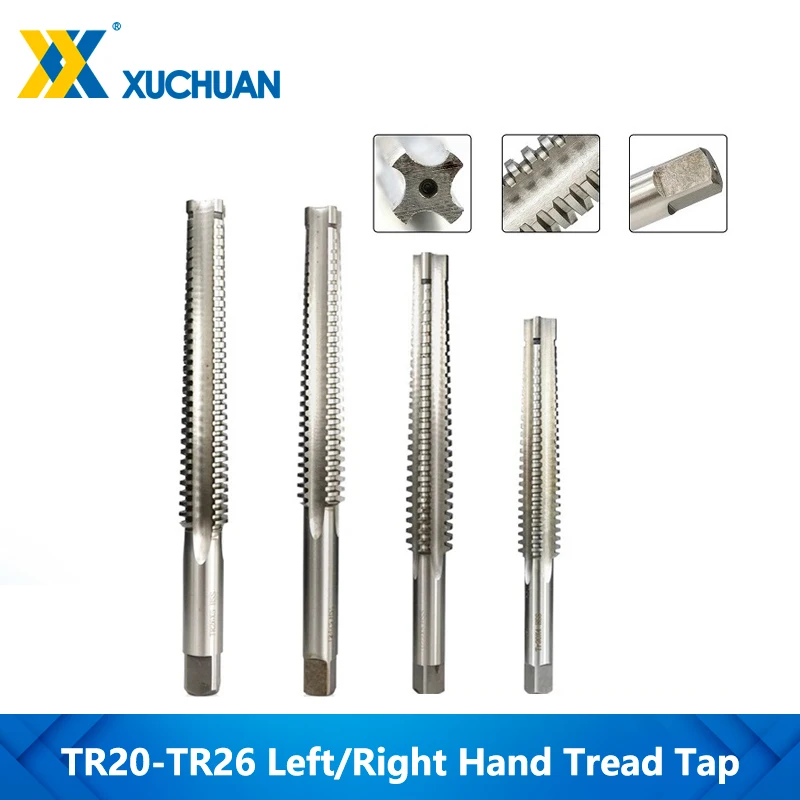 Trapezoidal Tap прямая Флейта HSS Thread левый/правый ручной винт сверла машина ручные