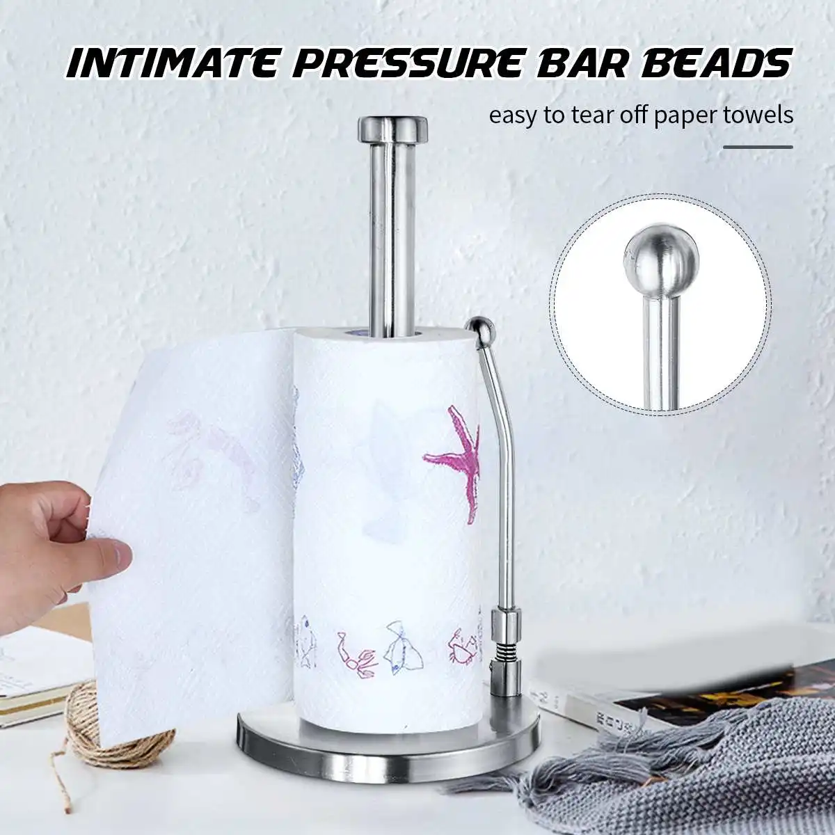 Настольный вертикальный держатель для бумаги стойка туалетных полотенец