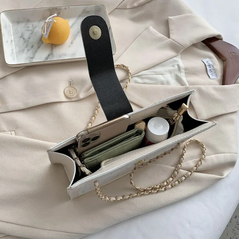

Small Crossbody Bags for Women Chain Pu Leather Female Messenger Bag Hasp