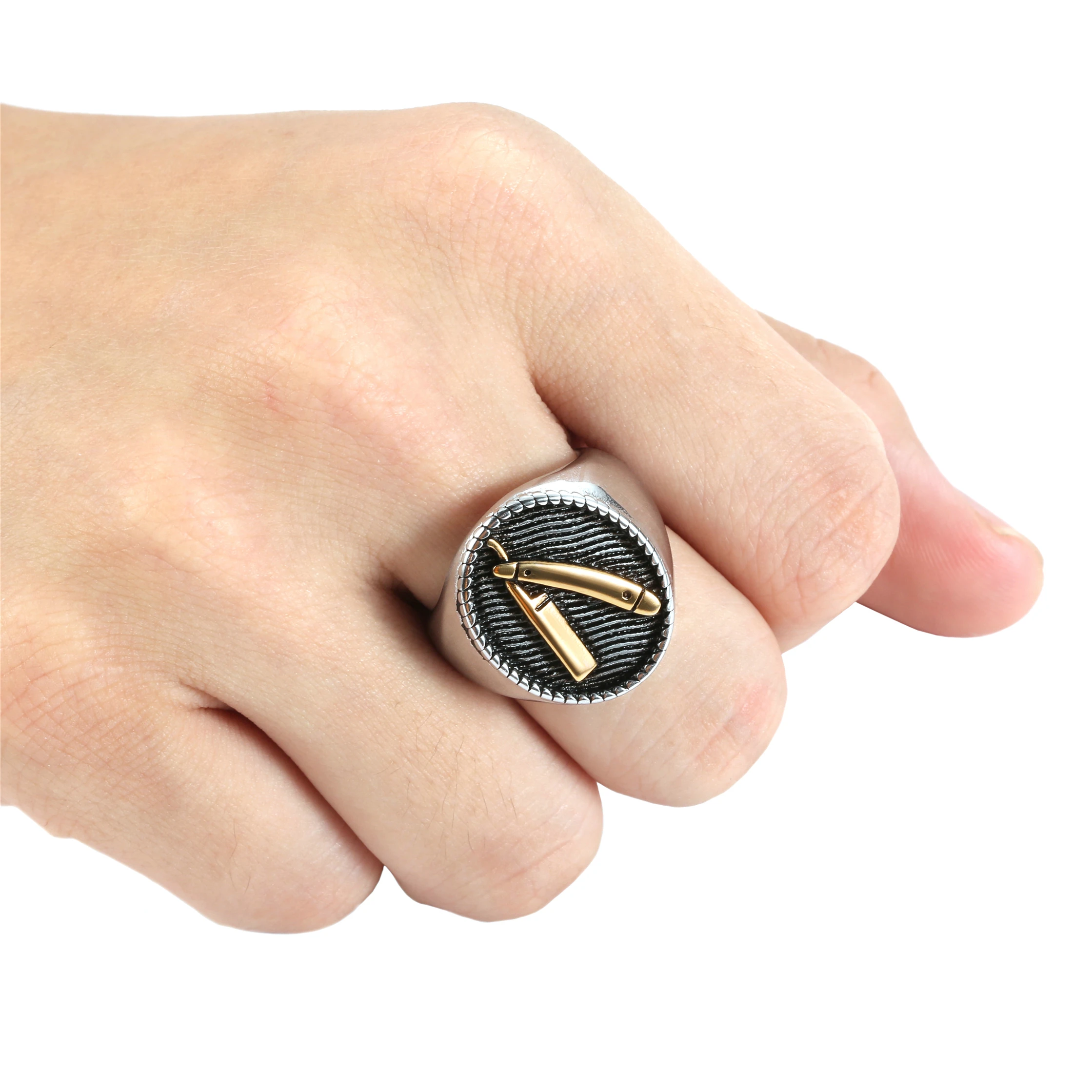 1 шт. кольцо для бритвы из нержавеющей стали 316L|Кольца| |