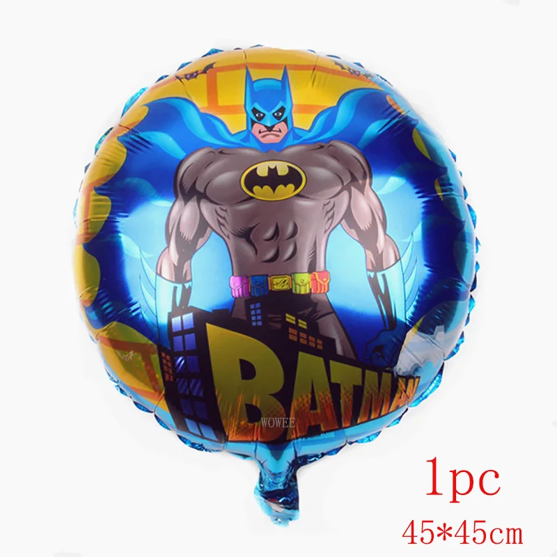 Товары для вечеринки в честь Дня Рождения Бэтмена, супергероя, детская скатерть, салфетка, конфетная коробка, подарочные чашки, украшения на день рождения