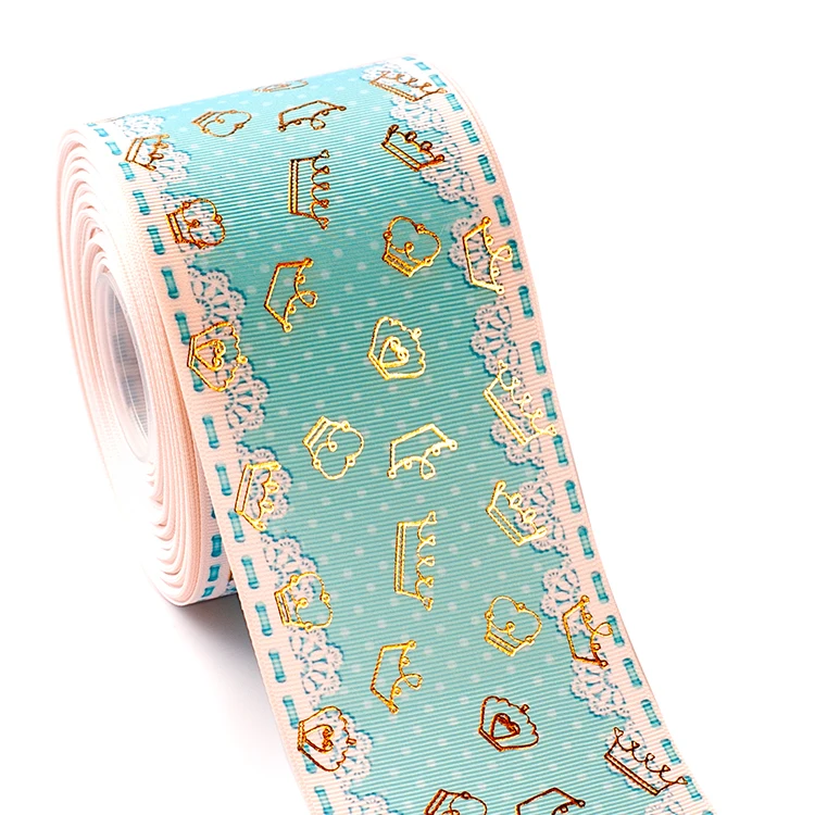 75 мм Горячая фольга кружева и полоса корона для DIY Термотрансферная печать