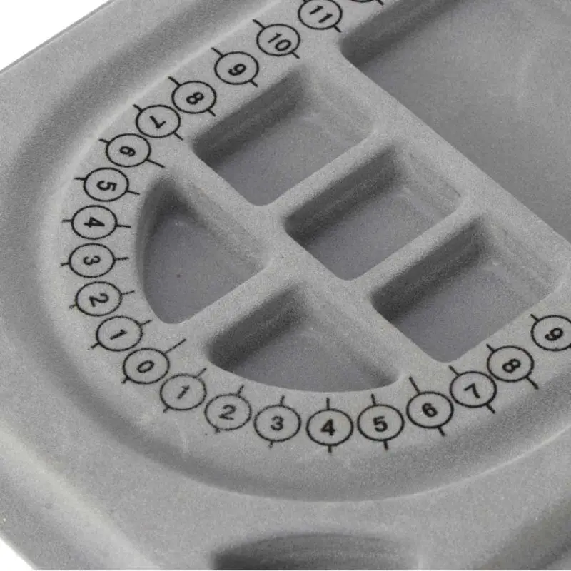 

4Pcs Gray Flock Beads Tray Design Boards Kit DIY Beading Bracelet Jewelry Tools