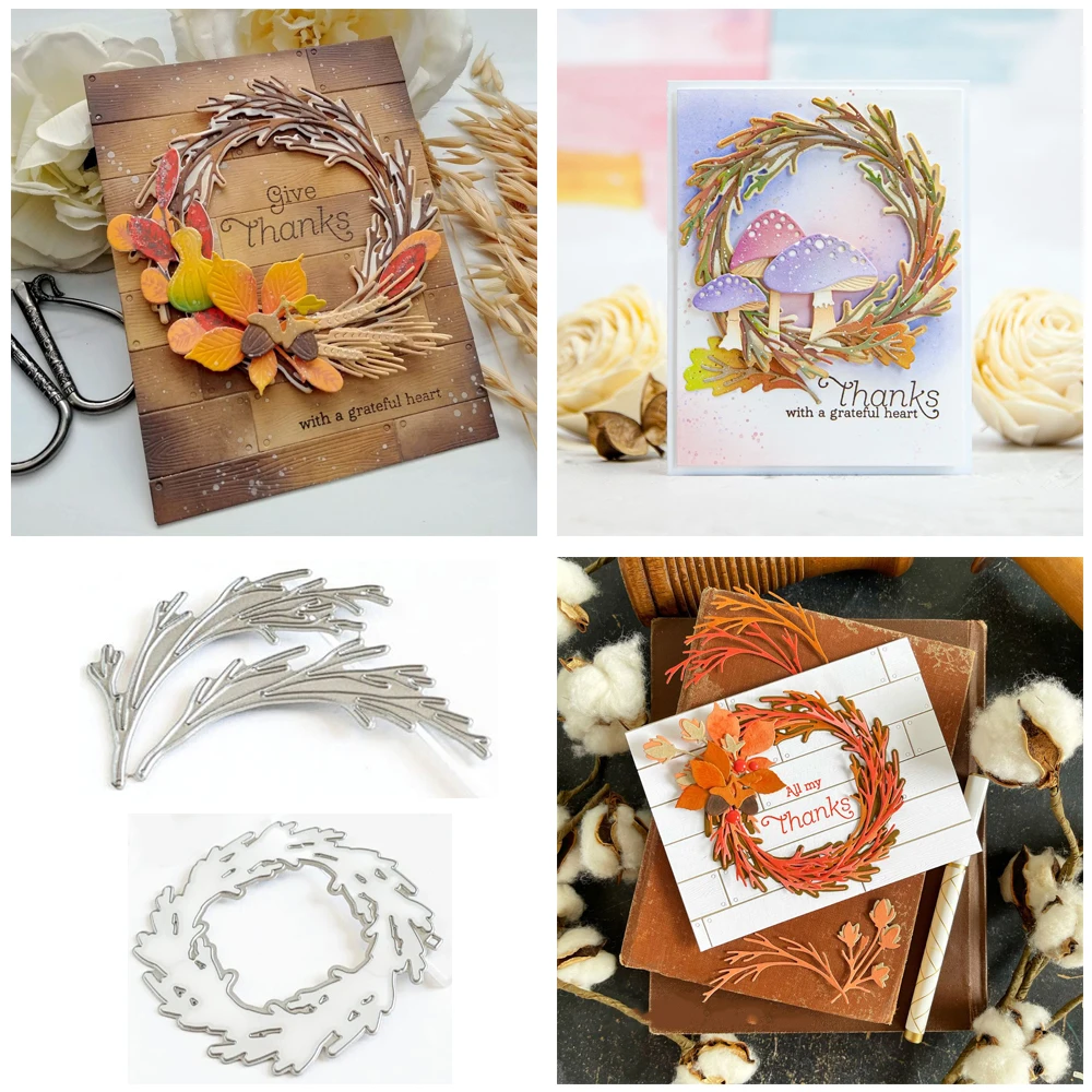 

Пресс-формы гирлянда, ветви, металлические пресс-формы для «сделай сам», скрапбукинг, декор для фотоальбома, тиснение, праздничные штампы дл...