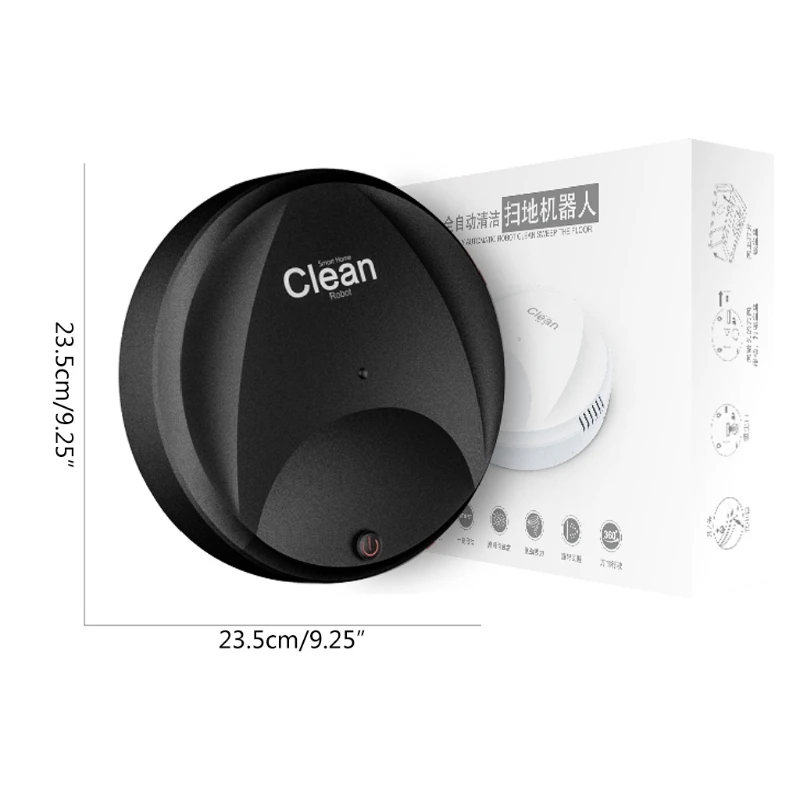 

Mini Vacuum Cleaner Wet/Dry Use 3-in-1 Ultra Quiet Sweeping Vaccum Mopping 80 Run Time Rechargeable for Office Home