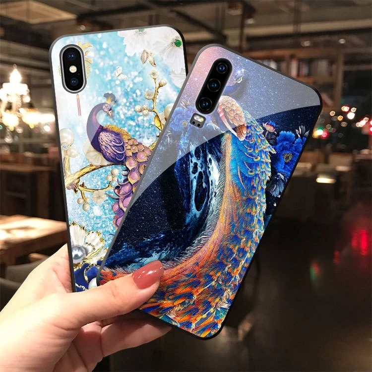 Чехол для iPhone 11 Pro Max 11Pro XS XR X 7 8 6 6S Plus противоударный чехол из закаленного стекла с