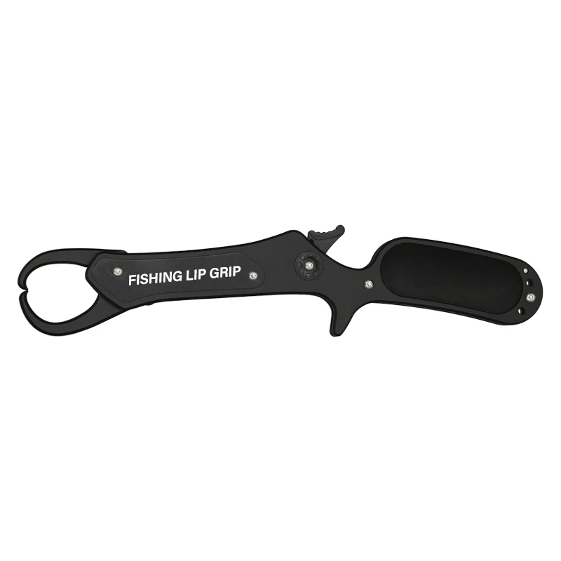TUNALA Fish Lip Grip Gripper Grabber Controller with Anti-Lost Rope Portable Aluminium Saltwater Fishing Equipment Tackle Tools