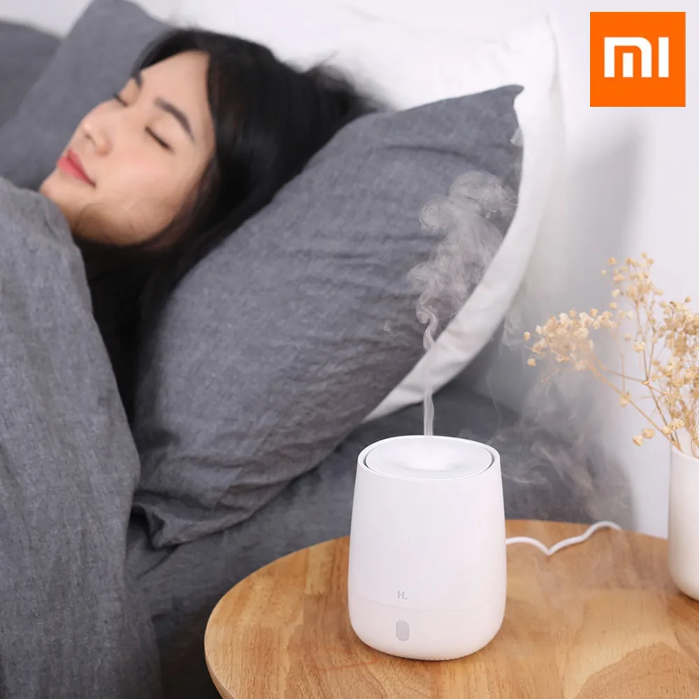 Xiaomi Mijia Youpin HL Портативный USB мини воздушный диффузор для ароматерапии и увлажнитель тихий ароматизатор тумана 7 светильник цвета для дома и офиса