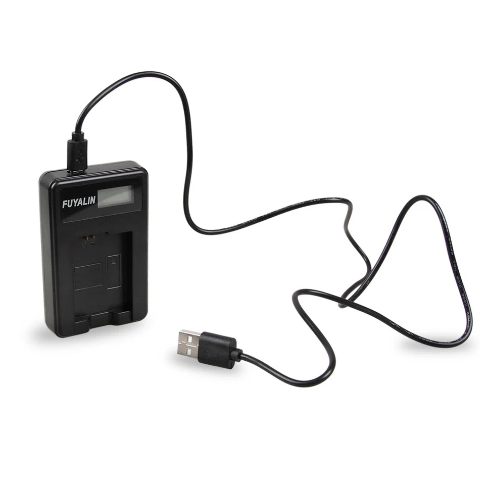 Зарядное устройство USB с ЖК дисплеем для вспышки Canon EOS 5Ds R 7D 6D 80D 70D 60Da Mark II 5D IV III