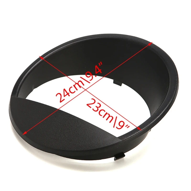 

2021 New 2x Bezels Front Light Headlight Trim Cover ABS for jeep Wrangler 2007-2015