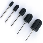 Шлифовальный колпачок для ногтей, 1 шт., аксессуары для электрического маникюра и педикюра, аксессуары для дизайна ногтей, 1 БУР с резиновым наконечником бит