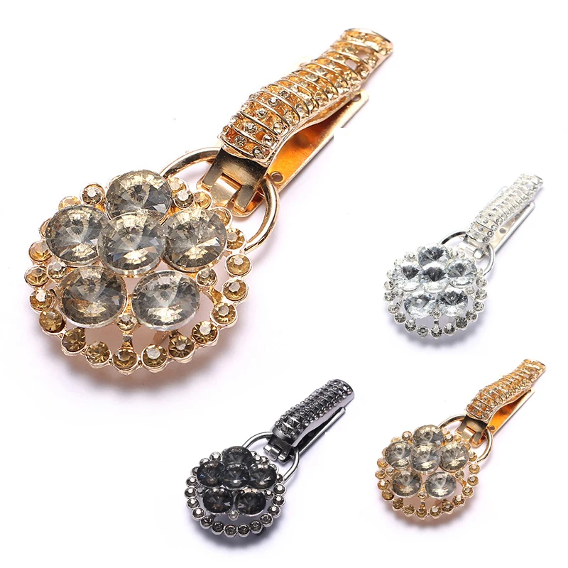 Украшение для свитера и блузки модная пряжка с кристаллами в стиле ретро