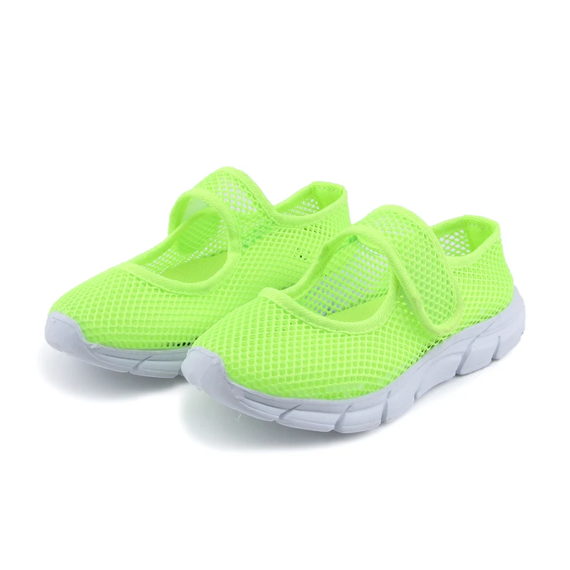 Hot Sale Fashion Kids Shoes Boys Girls Casual Air Mesh Cut-outs Breathable Children's Sneakers Candy Color High Quality | Детская