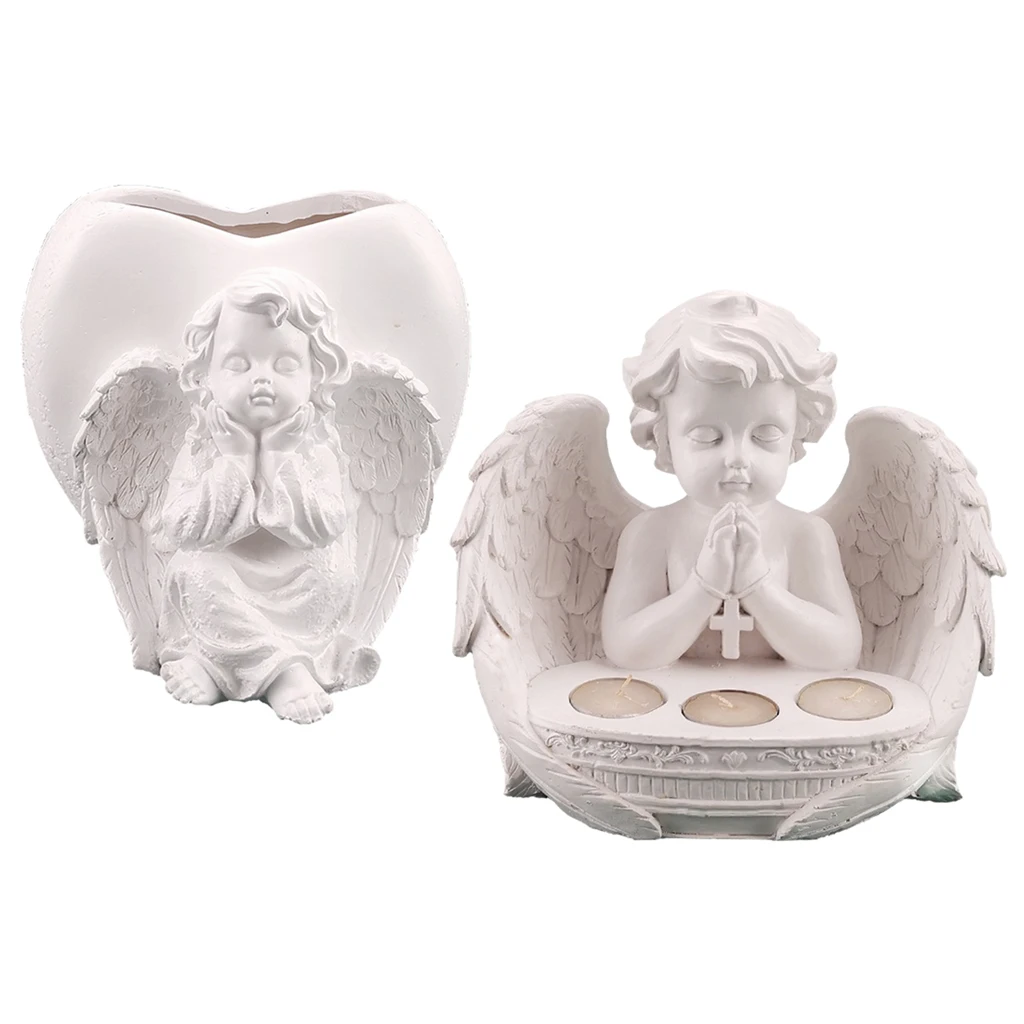 

Abstract Angel Figurine Lovely Shelf Sculpture Home Statues Collections