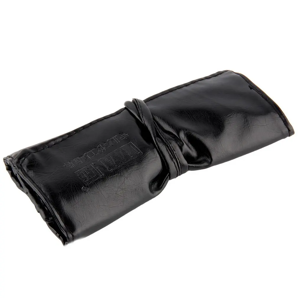 Профессиональный 7 шт. набор кистей для макияжа с кожаным порошок мешка основа