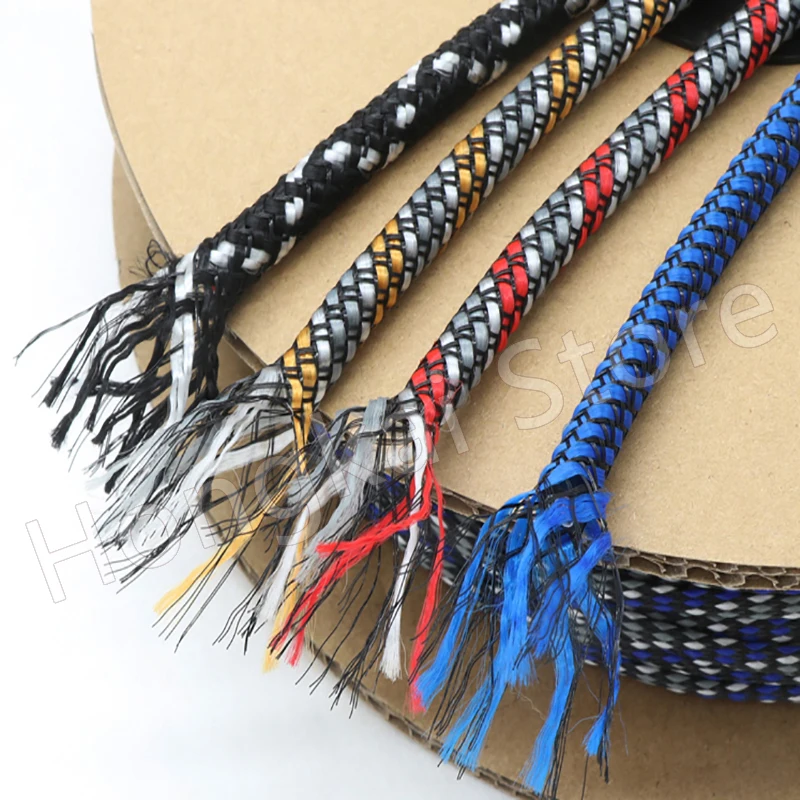 Полиэтиленовый хлопок + ПЭТ нейлоновая оплетка трубка для защиты различных