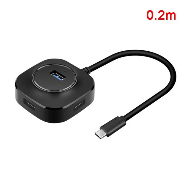 

USB 2.0 HUB Adapter Type-c2.0 Splitter 4 Ports USB-Hub Expander For PC Laptop Multi Splitter Expansion Adapter