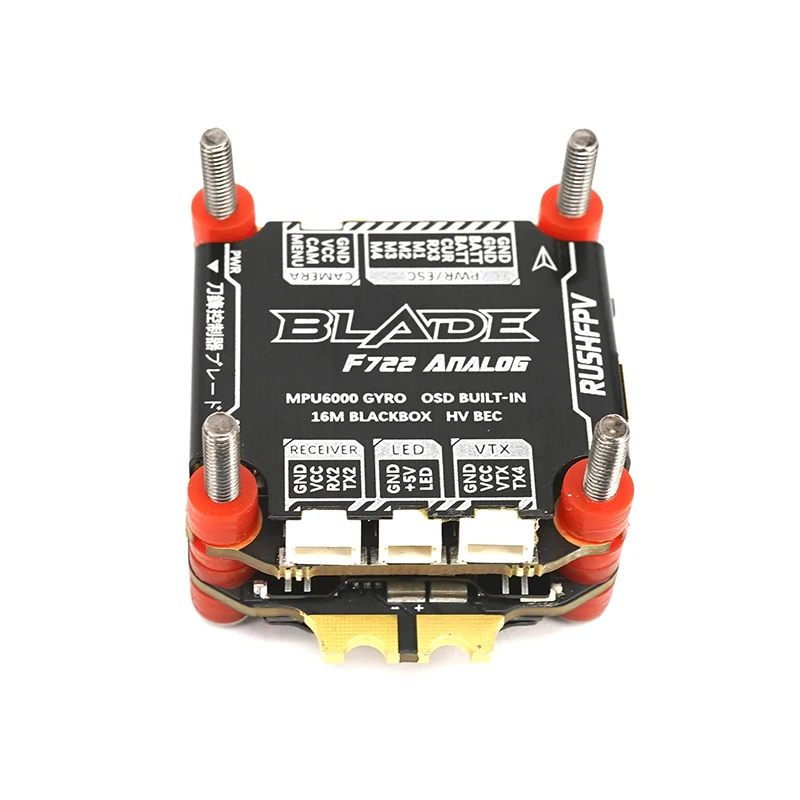 Пик лезвие F722 стек 50A бесщеточный ESC с диагональю экрана 3 6S BLHeli_32 4in1 30 5 мм для