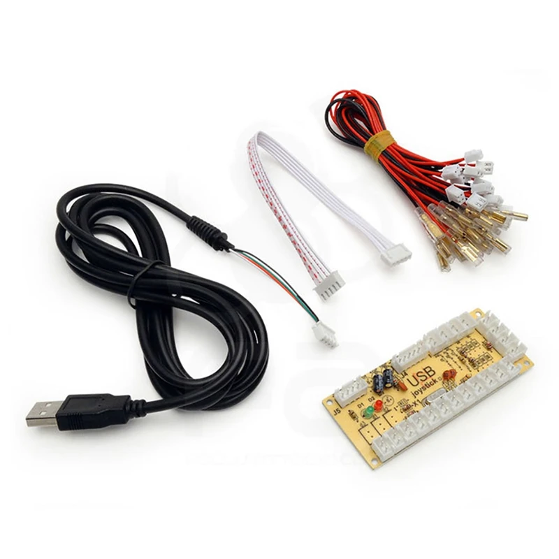 

Комплект из 3 геймпадов с нулевой задержкой, USB-кодировщик для ПК, джойстик для 5-контактного джойстика и Кнопка 2,8 мм для Raspberry Pi