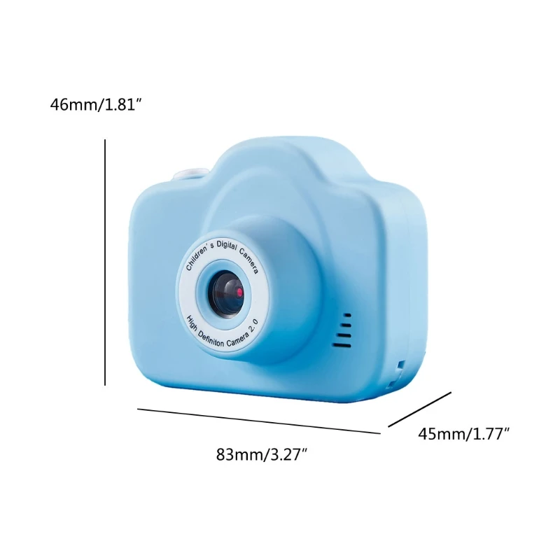 

H7JF Children's Digital Camera Dual Lens Compatible with X22 High Definition Screen Video Auto Focus Support MP3 Music