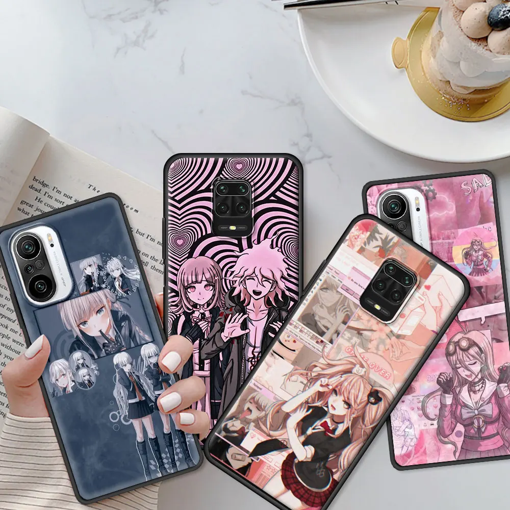 Чехол для Redmi Note 10 9 8 7 Pro Max Danganronpa V3 аниме бампер из ТПУ чехол сотового телефона REDMI