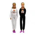 Одежда для куклы 16 BJD, Одежда для куклы Барби, толстовка с медведем, свитер, свитер, верхние брюки, 30 см, аксессуары для кукол Барби, одежда, игрушка