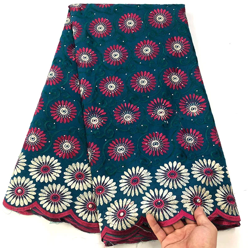 African Dry Lace Fabrics High Quality For Men Cotton Fabric Swiss Voile With Stones In Switzerland | Дом и сад