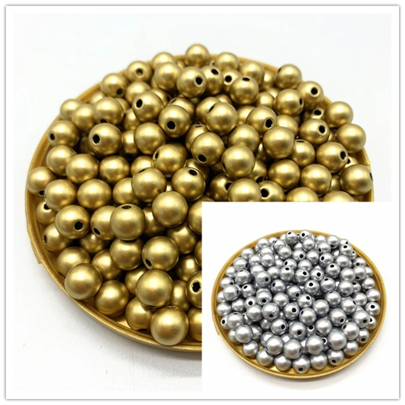 

New 6 8 10 12 14mm of Acrylic Beads Earrings Necklace Accessories Beads For Jewelry Making DIY Jewelry Findings