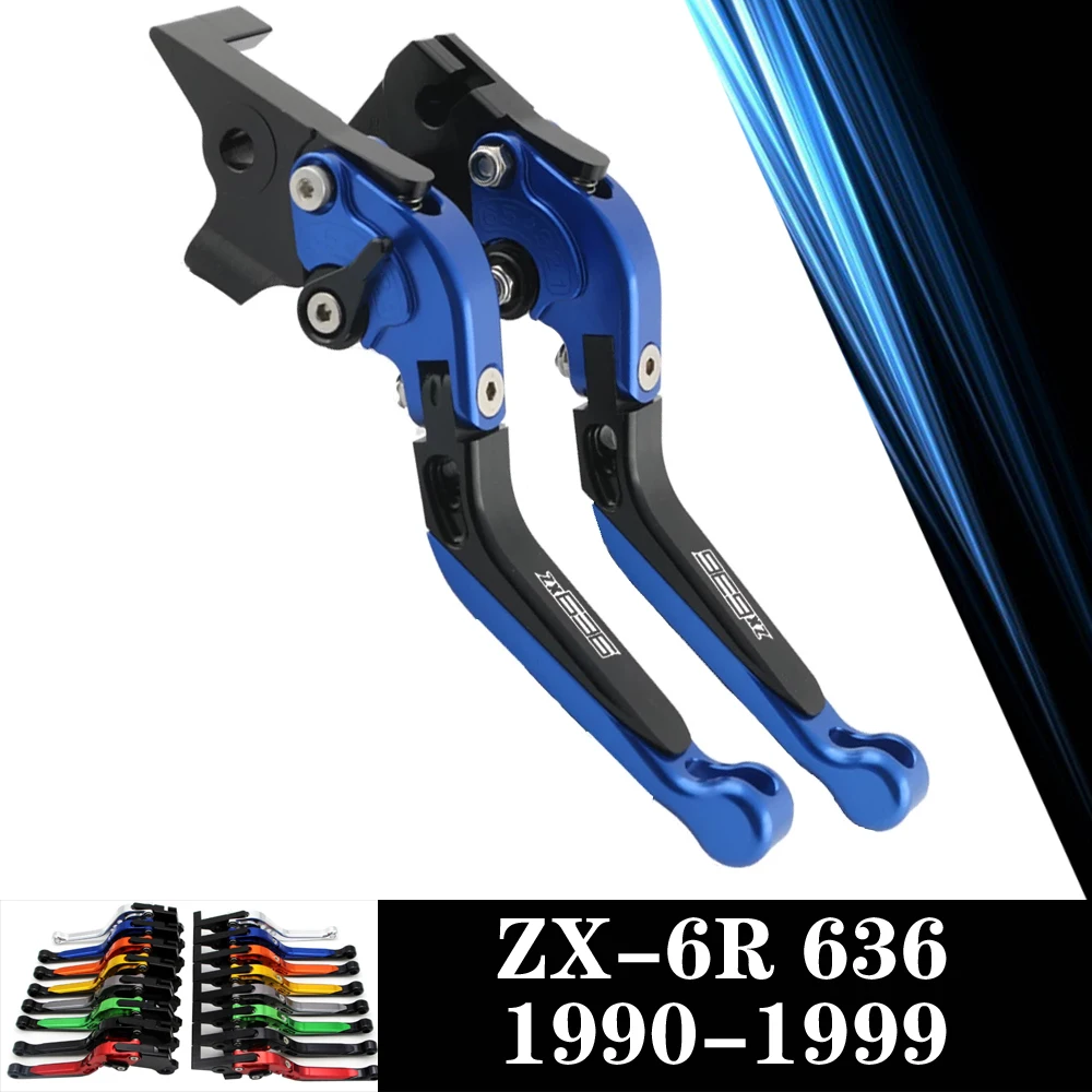 

Для KAWASAKI ZX 6R 636 ZX-6R 1990 1991 1992 1993 1994 1995 1996-1999 CNC мотоциклетные Регулируемые сцепные рычаги складной